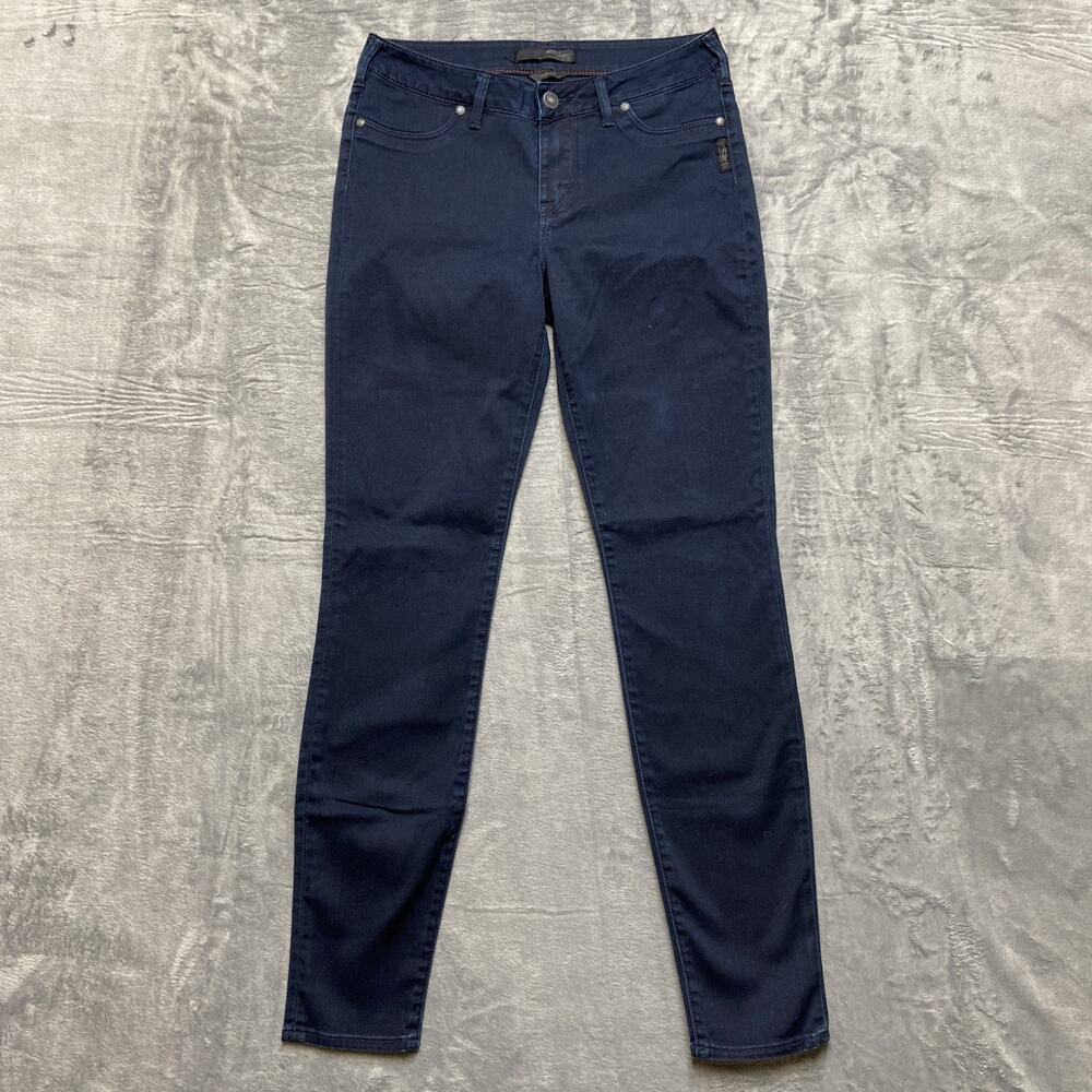 Silver Jeans Ashlee Skinny Jeans Women's Size‎ 28x29 Dark Blue Denim